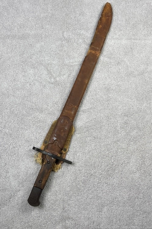 Japanese type 30 Bayonet late WW2 National Denki Navy Scabbard-img-8