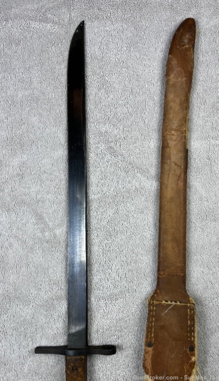 Japanese type 30 Bayonet late WW2 National Denki Navy Scabbard-img-6