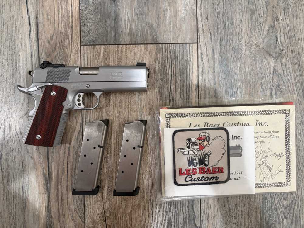 Les Baer Monolith Stinger Stainless .45 ACP - Hand-Fitted - Lightly Used-img-0