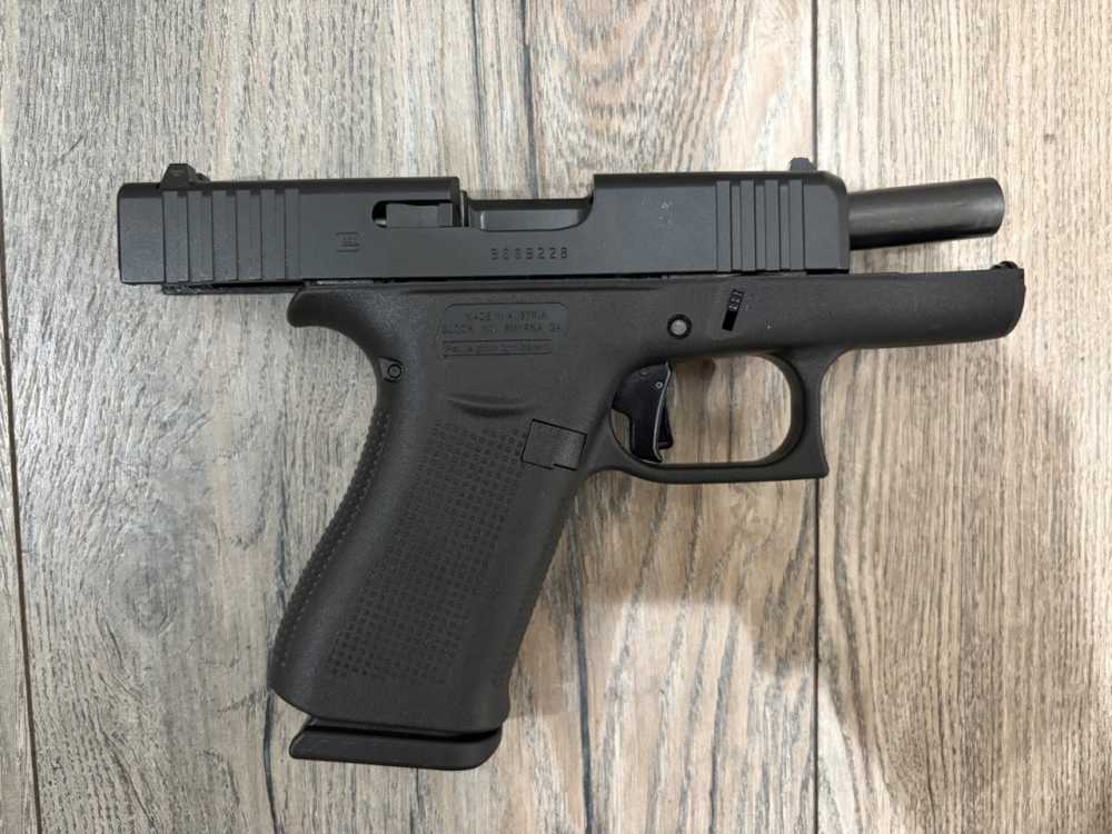 Glock 43X 9mm - Apex Trigger Upgrade - (1) OEM & (6) Shield Arms Gen 2 Mags-img-1