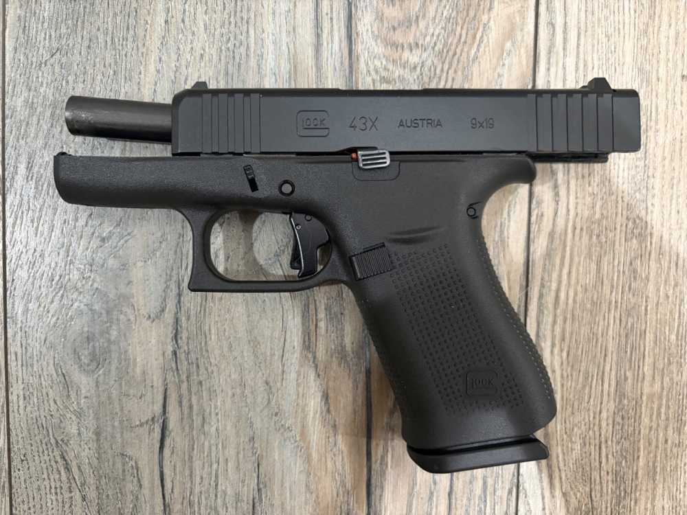 Glock 43X 9mm - Apex Trigger Upgrade - (1) OEM & (6) Shield Arms Gen 2 Mags-img-2