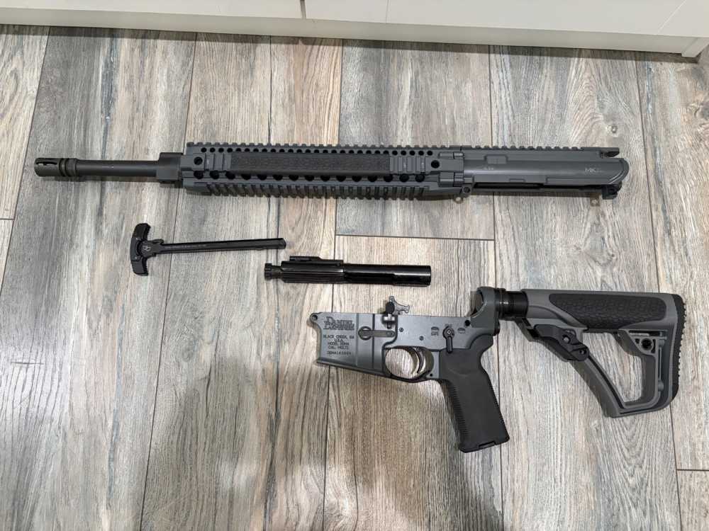 Daniel Defense MK12 5.56 NATO - 18" Barrel - Tornado Grey Cerakote-img-6