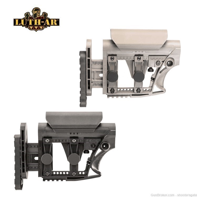 LUTH-AR MBA-3 CARBINE BUTTSTOCK, BLACK, SHOOTERSGATE-img-1