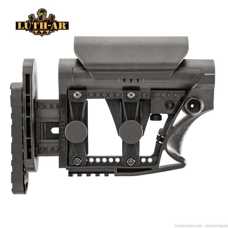 LUTH-AR MBA-3 CARBINE BUTTSTOCK, BLACK, SHOOTERSGATE-img-0