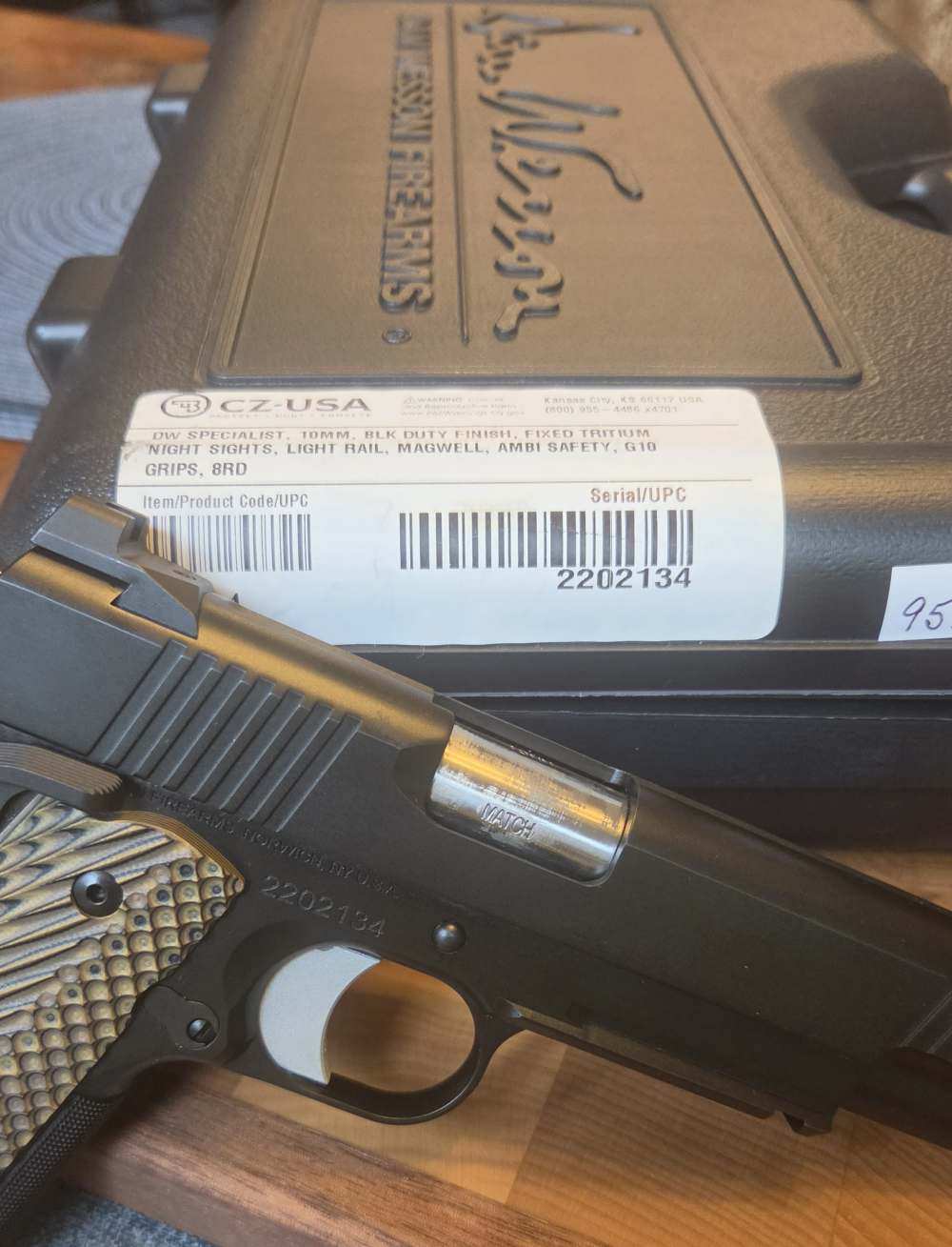 LNIB-DAN WESSON SPECIALIST 10MM PRISTINE -img-17