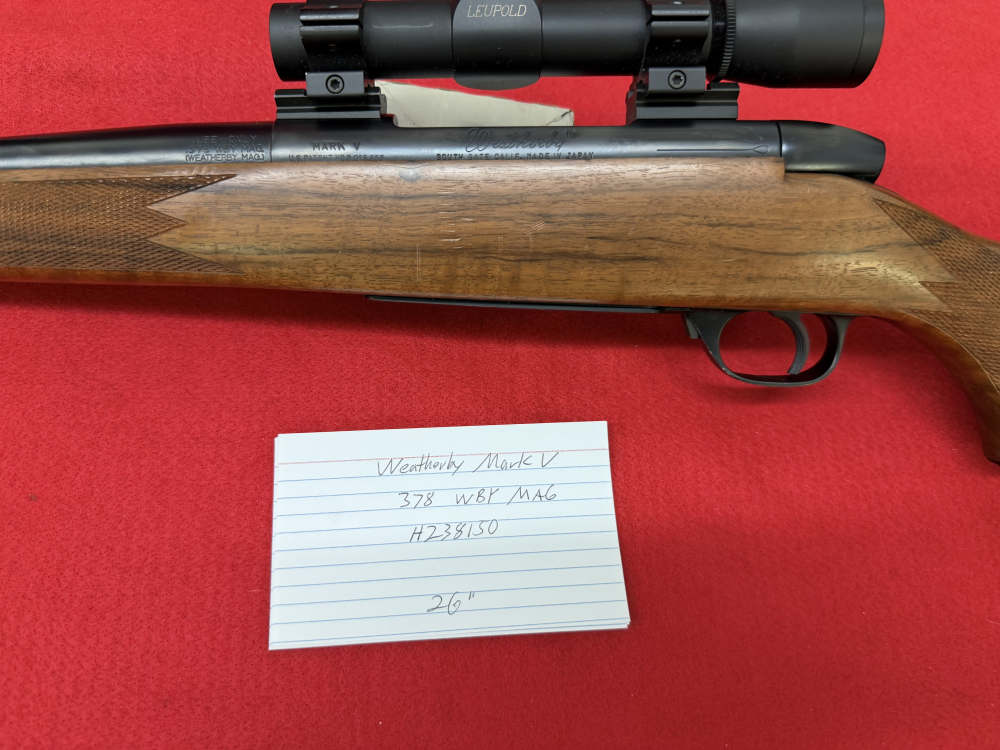Weatherby Mark V in 378. WBY Mag -img-1