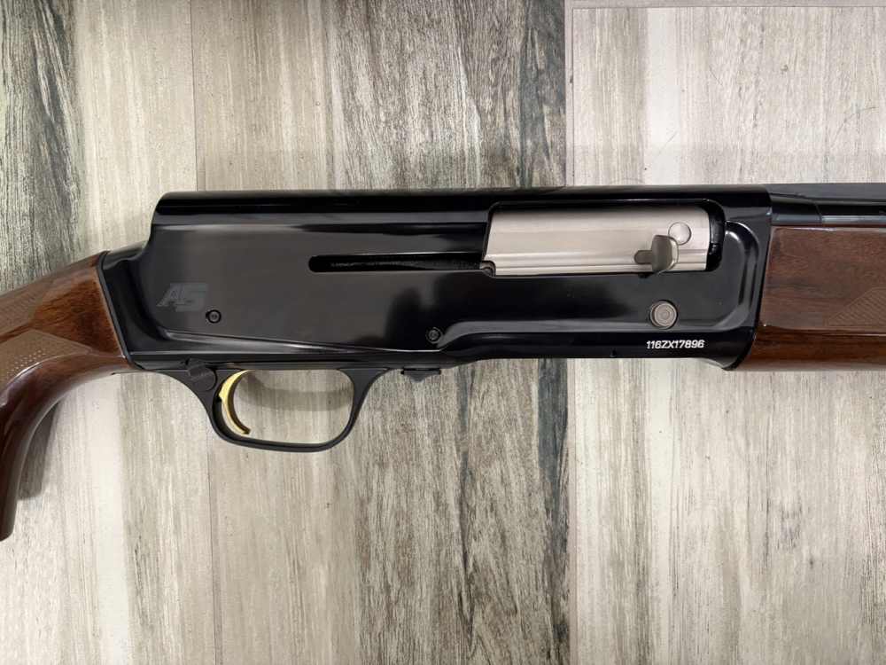 Browning A5 Hunter 12 Gauge Semi-Auto Shotgun - 3" Chamber-img-2