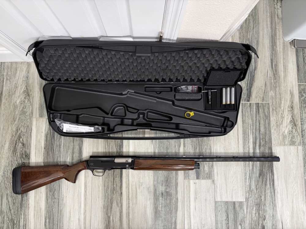 Browning A5 Hunter 12 Gauge Semi-Auto Shotgun - 3" Chamber-img-0