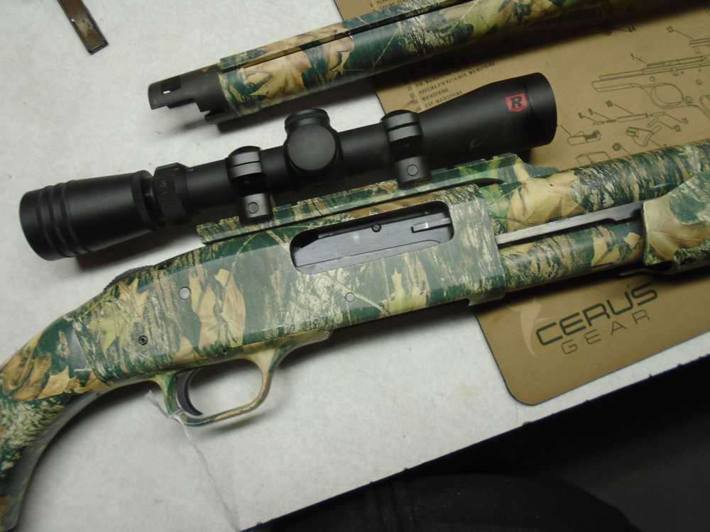 Mossberg 835 Pump Combo Gun, 12 GA up to 3.5 inch shells / 2 barrels + scop-img-1