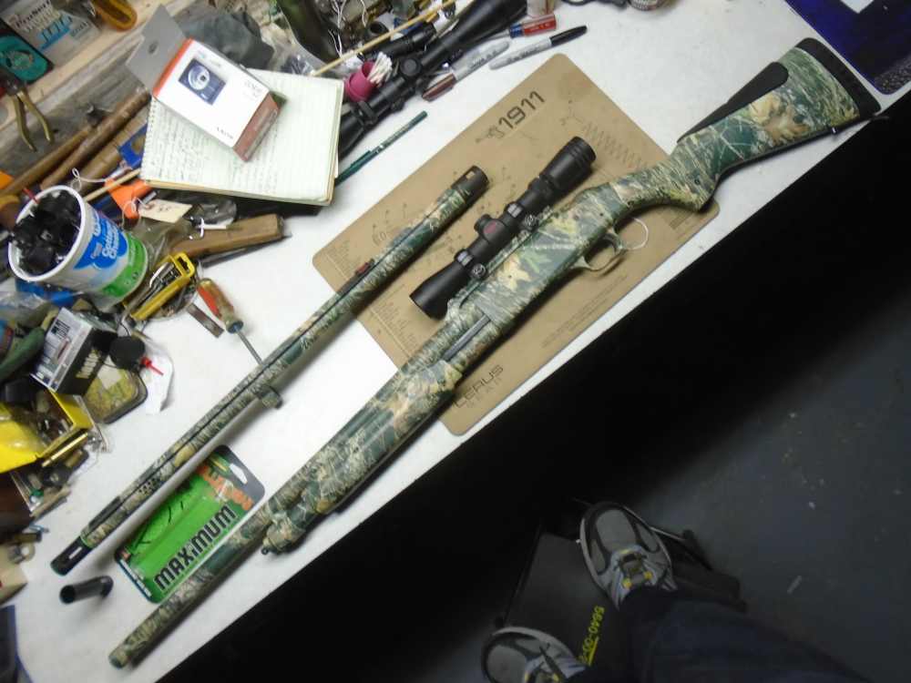 Mossberg 835 Pump Combo Gun, 12 GA up to 3.5 inch shells / 2 barrels + scop-img-0