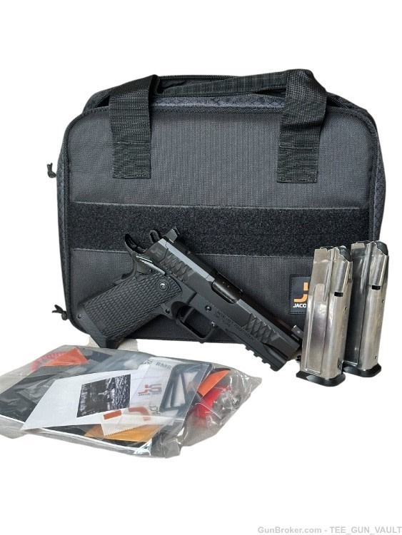 JACOB GREY FIREARMS TWC Black Complete Handgun 4.25" 2 (17rd) Mags, Black-img-1