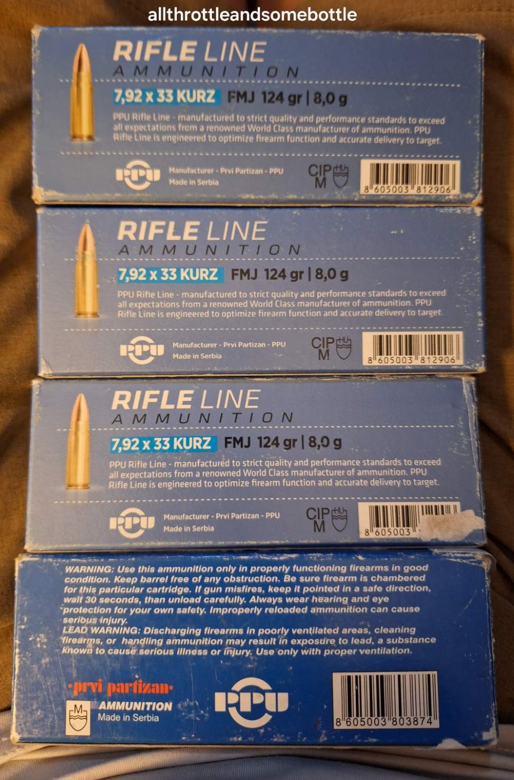 (80) RDS PPU 7.92 X 33 KURZ AMMO MP44 STG44 MP43-img-5