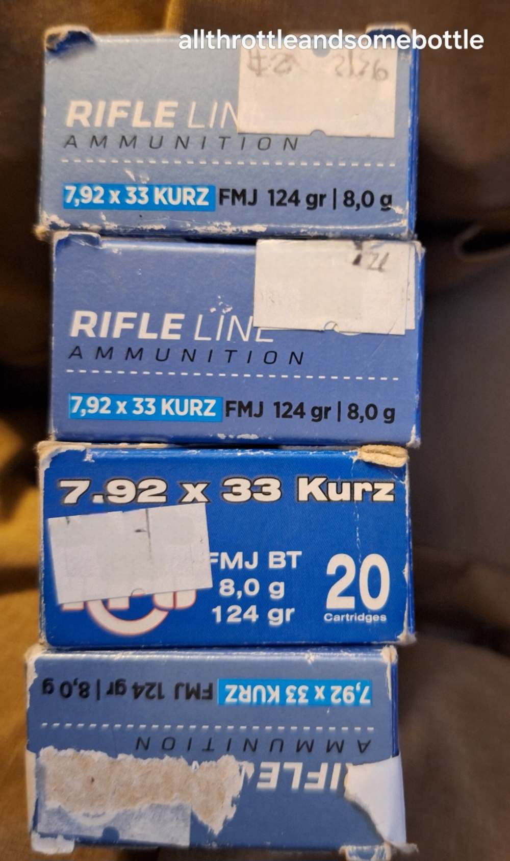 (80) RDS PPU 7.92 X 33 KURZ AMMO MP44 STG44 MP43-img-1