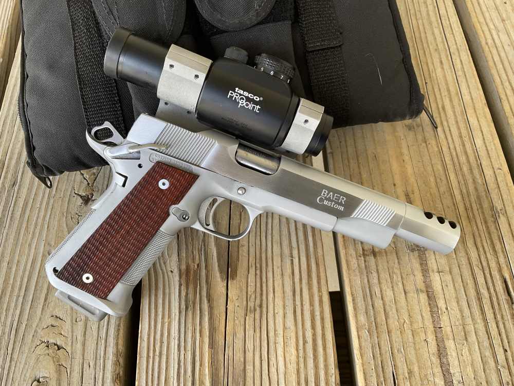 Caspian, Baer, Nowlin .38 Super Race Gun, Hi Cap, Comp, 1990’s Vintage-img-0