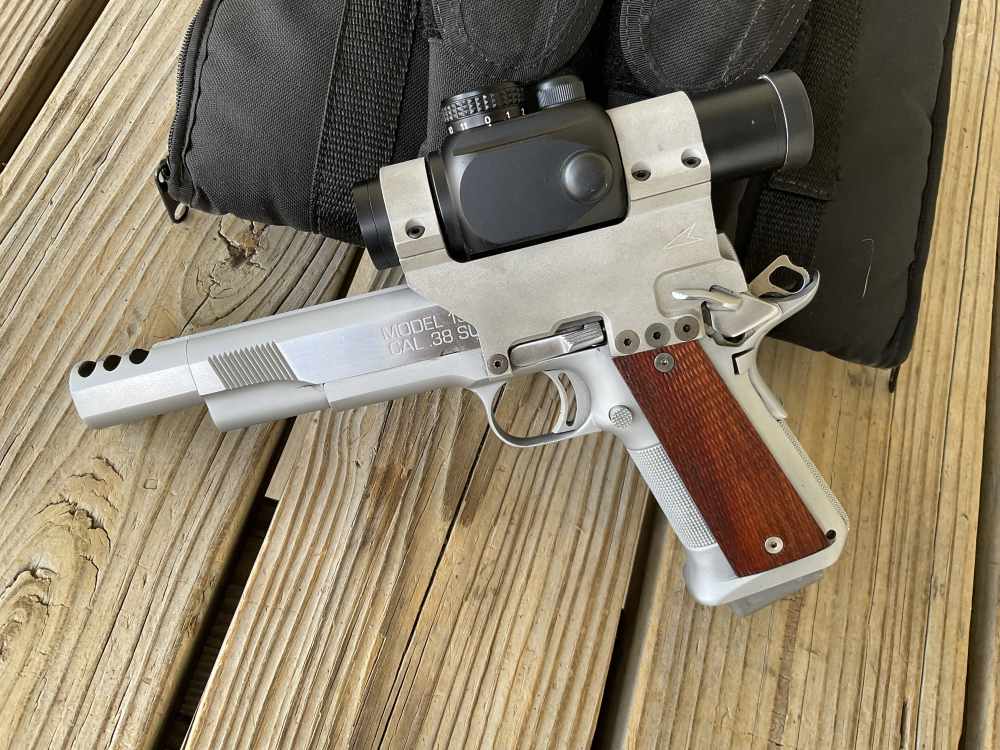 Caspian, Baer, Nowlin .38 Super Race Gun, Hi Cap, Comp, 1990’s Vintage-img-9