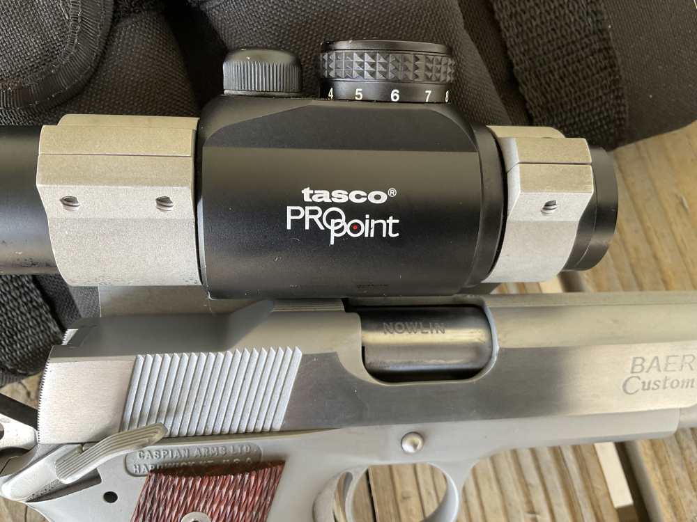Caspian, Baer, Nowlin .38 Super Race Gun, Hi Cap, Comp, 1990’s Vintage-img-2