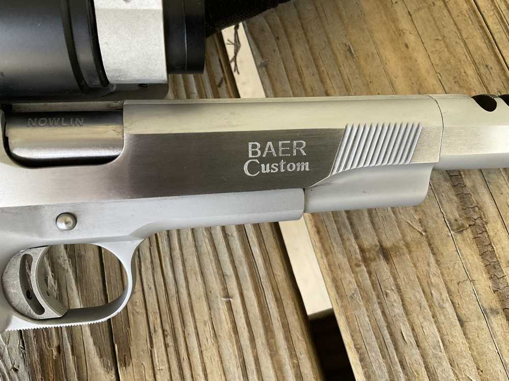 Caspian, Baer, Nowlin .38 Super Race Gun, Hi Cap, Comp, 1990’s Vintage-img-3