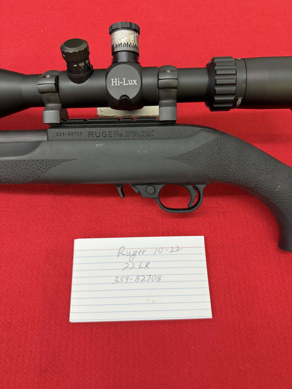 Roger 10-22 Bull Barrel w/ Optic -img-0