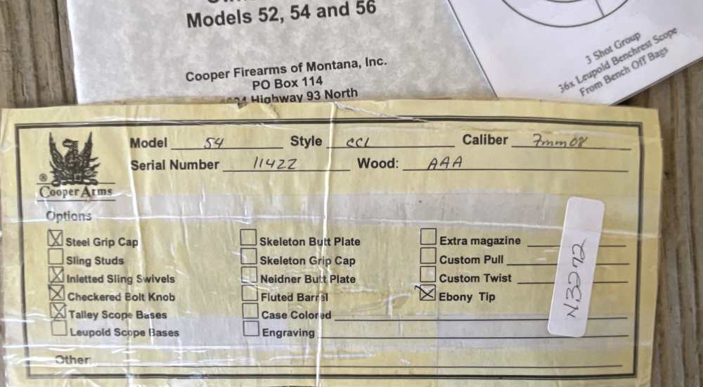 Cooper Rifles of MT Model 54 7mm-08 AAA Wood Pre Owned, w/Ammo!-img-25