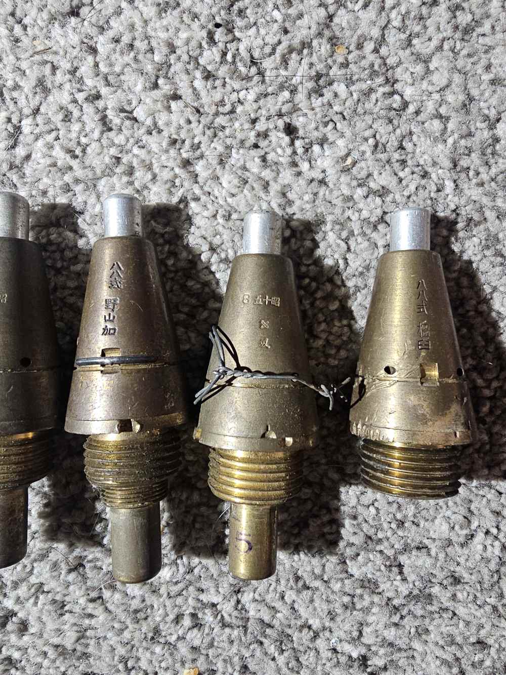 Rare WW2 Japanese Type 88 fuzes and Fuze box. -img-13