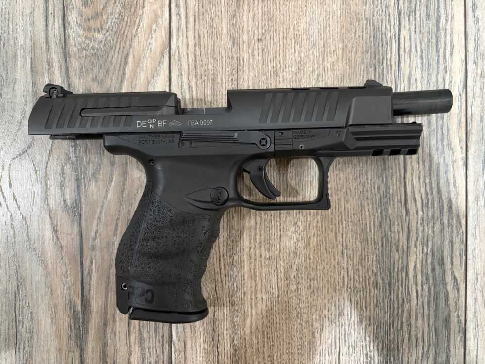 Walther PPQ M2 5" 9mm - Ported Slide Long Slide - (2) Mags - Lightly Used-img-1
