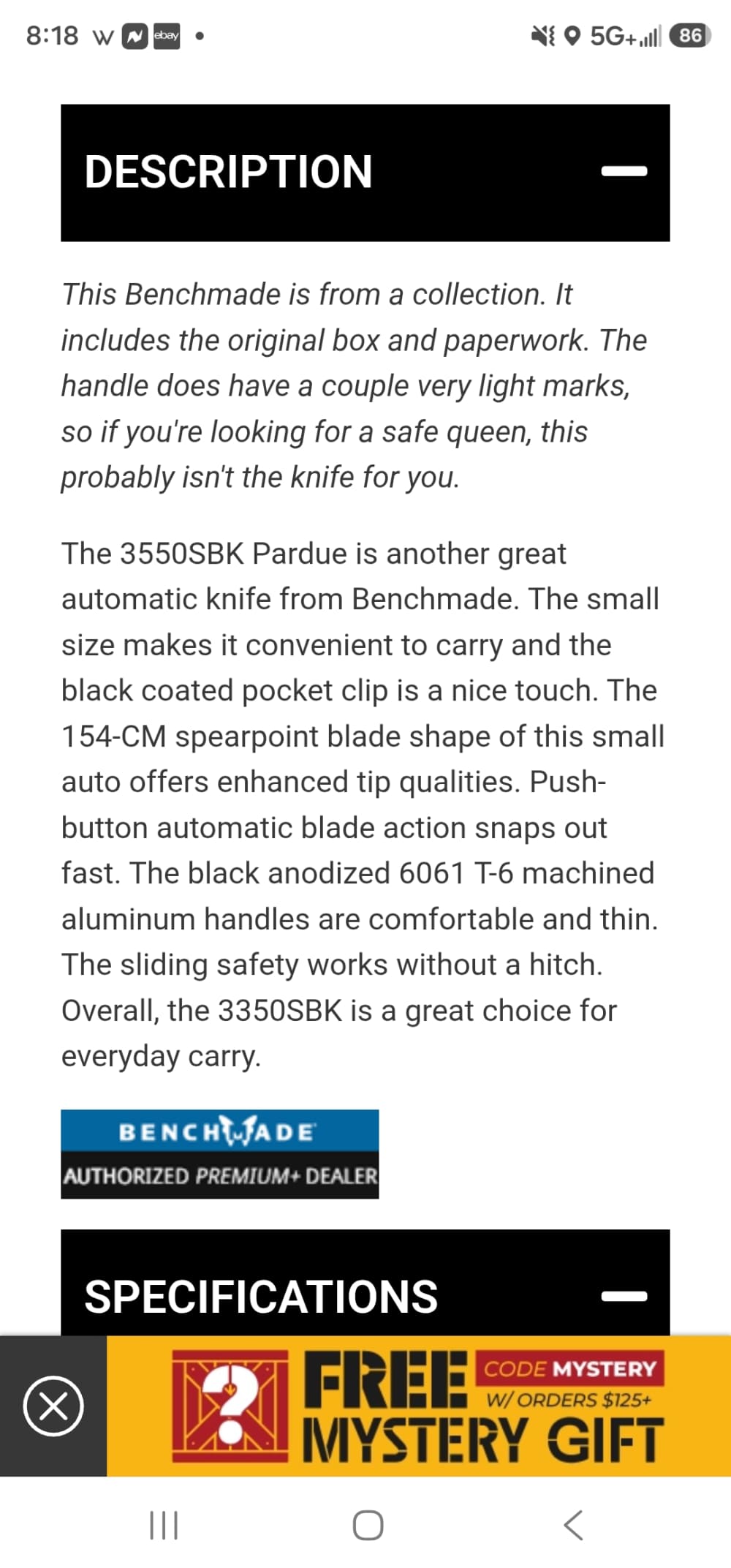 2 Benchmade Mel Pardue  Auto Knives-img-7