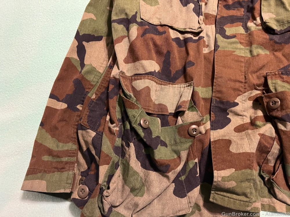 US Army Woodland BDU Shirts - Large Long - Winter Weight - Lot of Four.-img-16