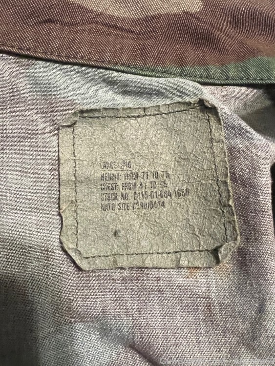US Army Woodland BDU Shirts - Large Long - Winter Weight - Lot of Four.-img-4