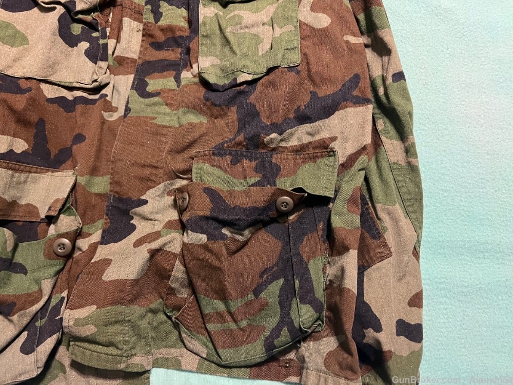 US Army Woodland BDU Shirts - Large Long - Winter Weight - Lot of Four.-img-17