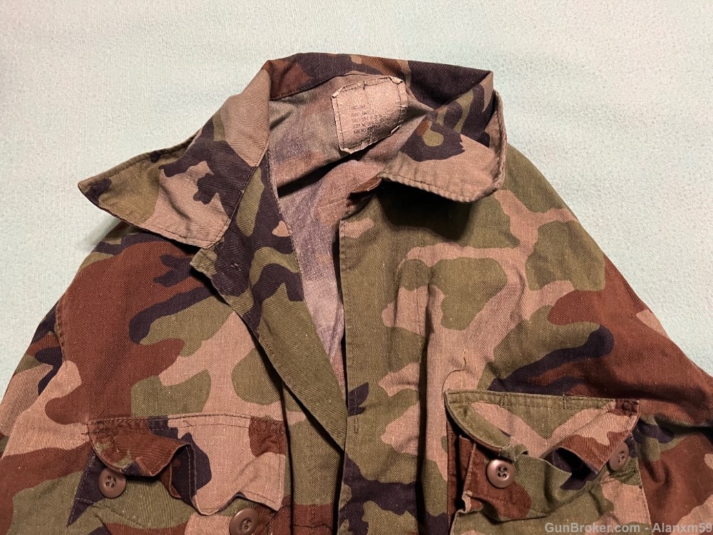 US Army Woodland BDU Shirts - Large Long - Winter Weight - Lot of Four.-img-15
