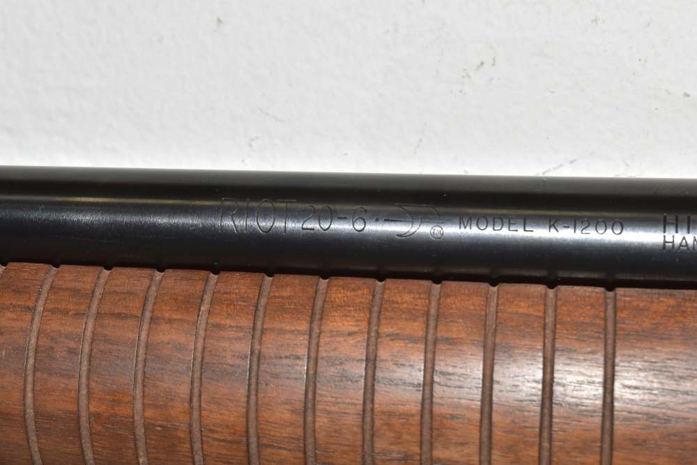 High Standard K-1200 Riot 20-6 12GA 20" Pre-1968 EXC-img-32