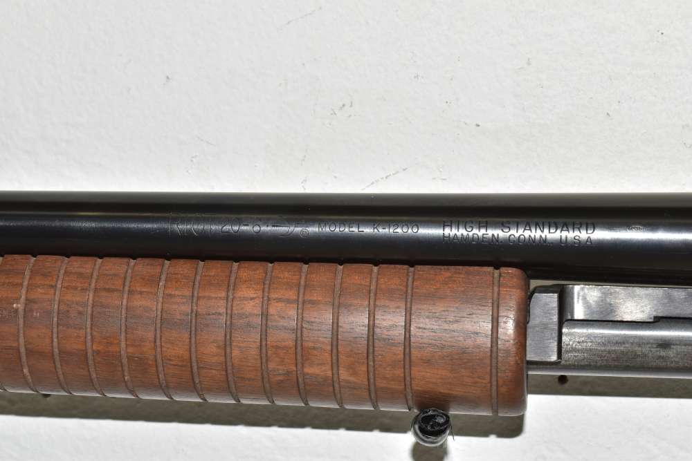 High Standard K-1200 Riot 20-6 12GA 20" Pre-1968 EXC-img-33
