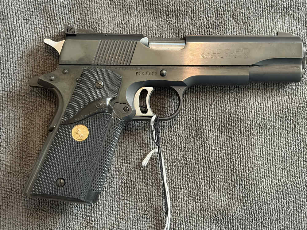 1983 Colt Series 80 Mark IV Gold Cup National Match .45 ACP Nice Used -img-1