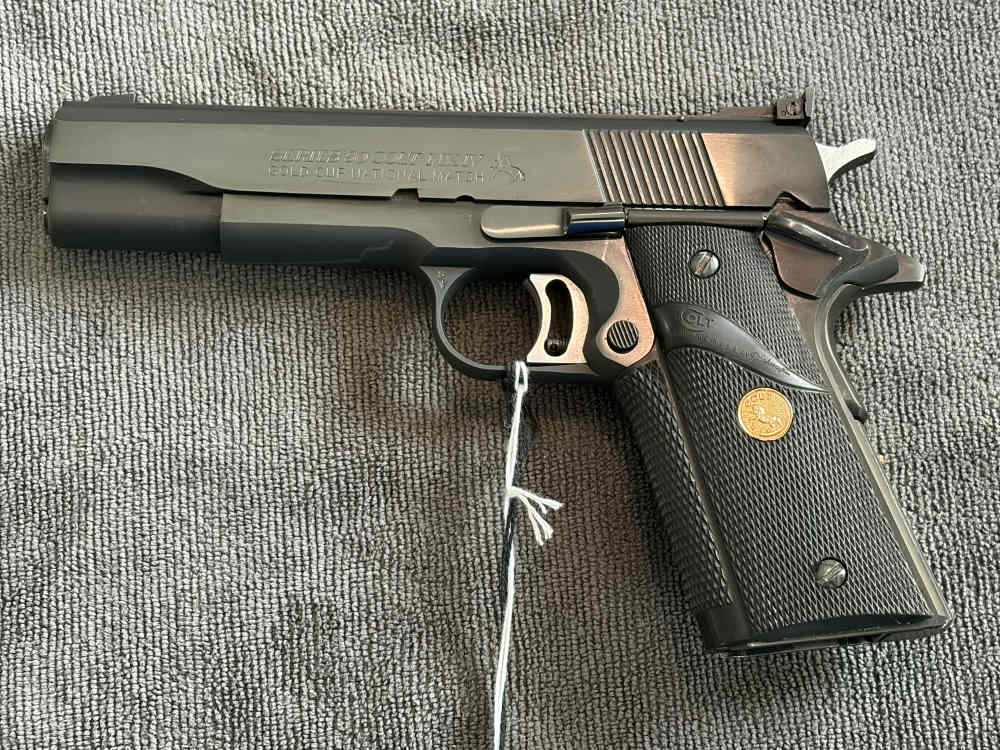 1983 Colt Series 80 Mark IV Gold Cup National Match .45 ACP Nice Used -img-0