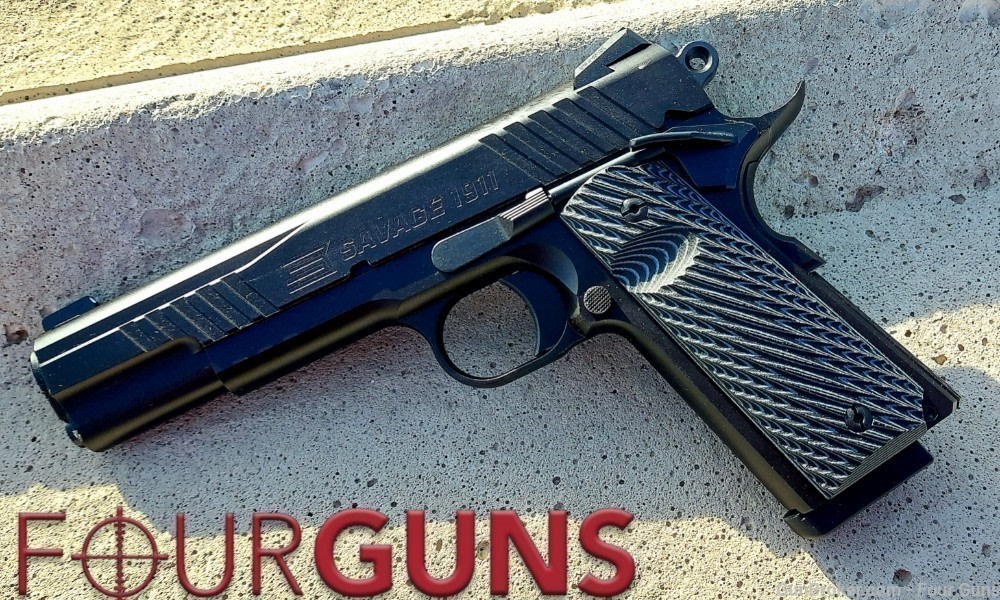 Savage 1911 Government .45 ACP Semi-Auto Pistol Black 5" 62700-img-0