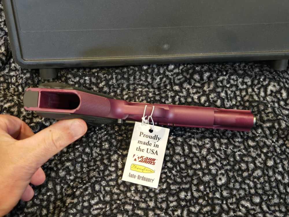 Auto Ordnance 1911 Pistol 45 ACP 5" BLACK CHERRY NIGHT SIGHTS 1911TCAC9 -img-5