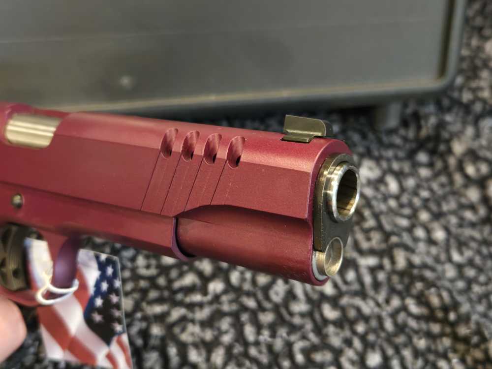 Auto Ordnance 1911 Pistol 45 ACP 5" BLACK CHERRY NIGHT SIGHTS 1911TCAC9 -img-3