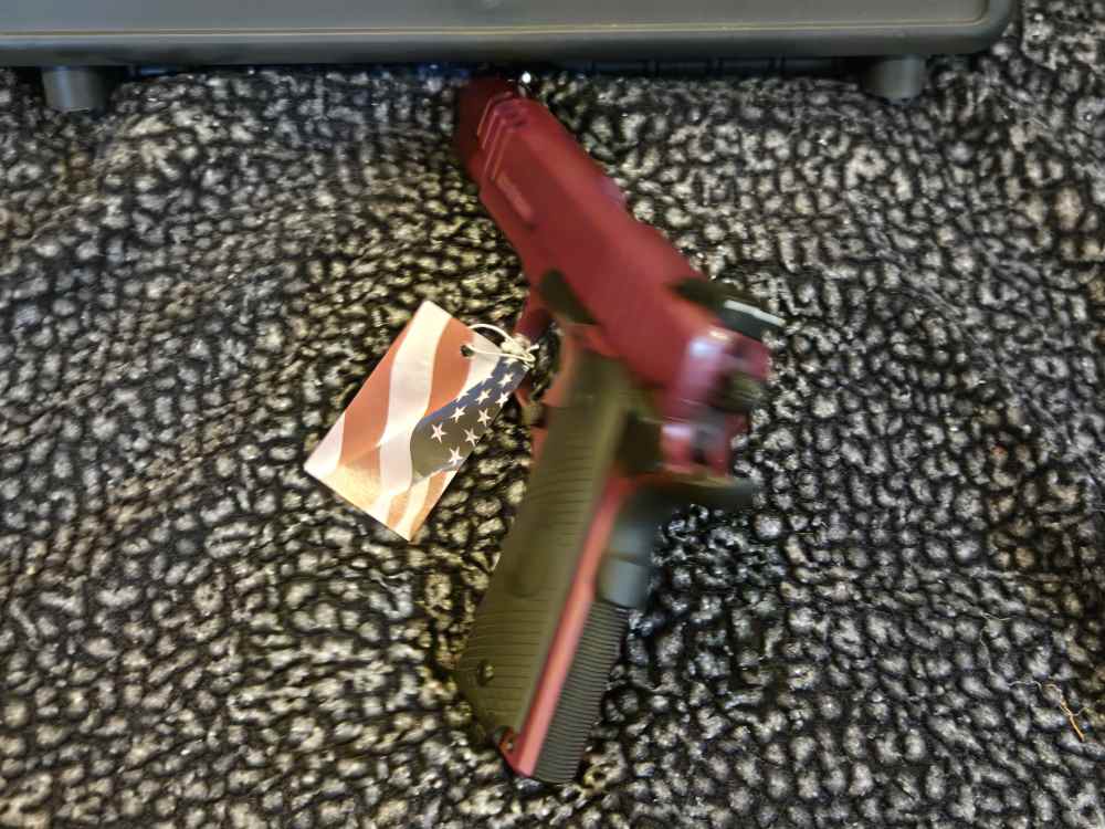 Auto Ordnance 1911 Pistol 45 ACP 5" BLACK CHERRY NIGHT SIGHTS 1911TCAC9 -img-4