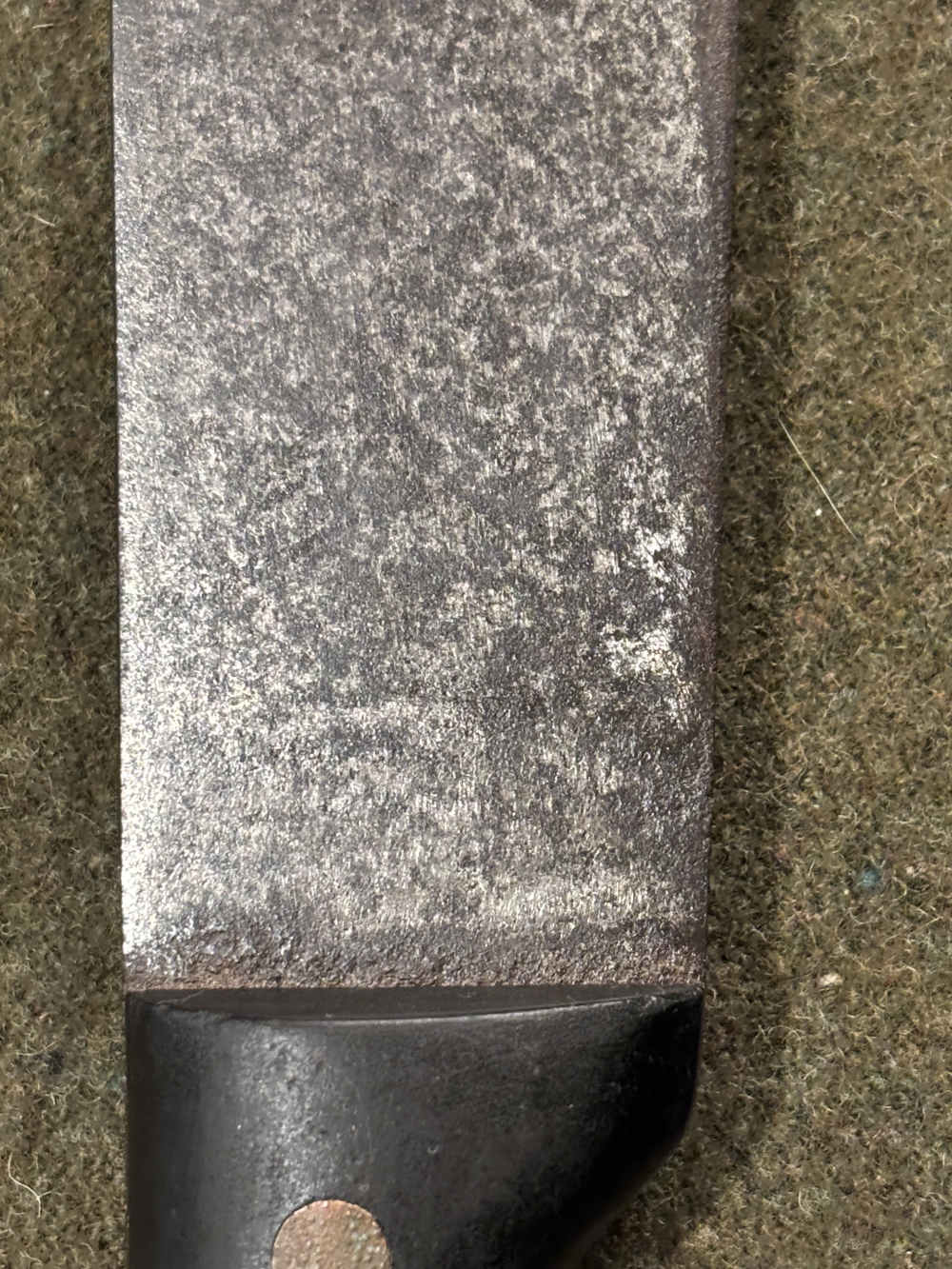 Post WWII M1942 Machete Unmarked Blade and Sheath - Fair to Good Condition-img-39