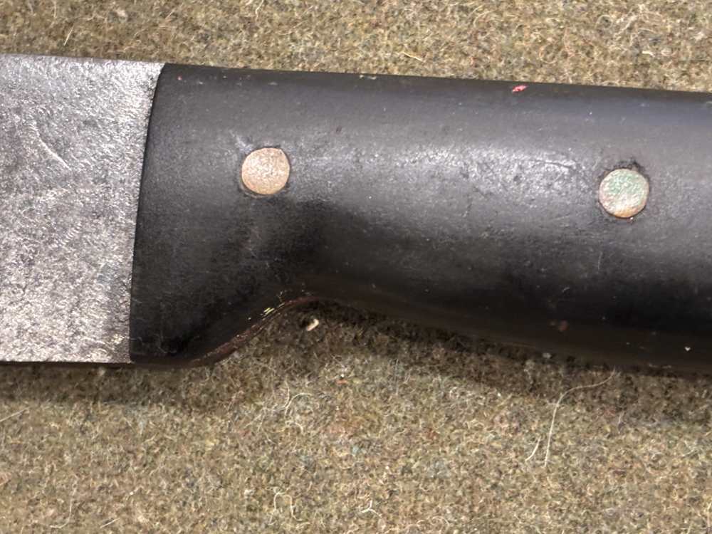 Post WWII M1942 Machete Unmarked Blade and Sheath - Fair to Good Condition-img-6