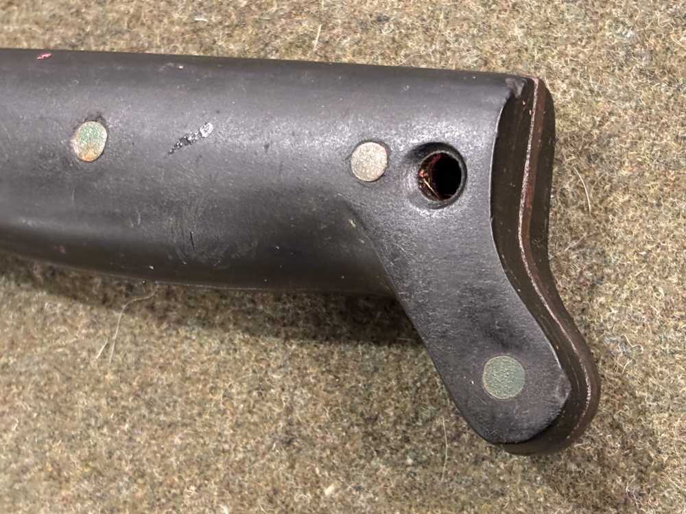 Post WWII M1942 Machete Unmarked Blade and Sheath - Fair to Good Condition-img-4