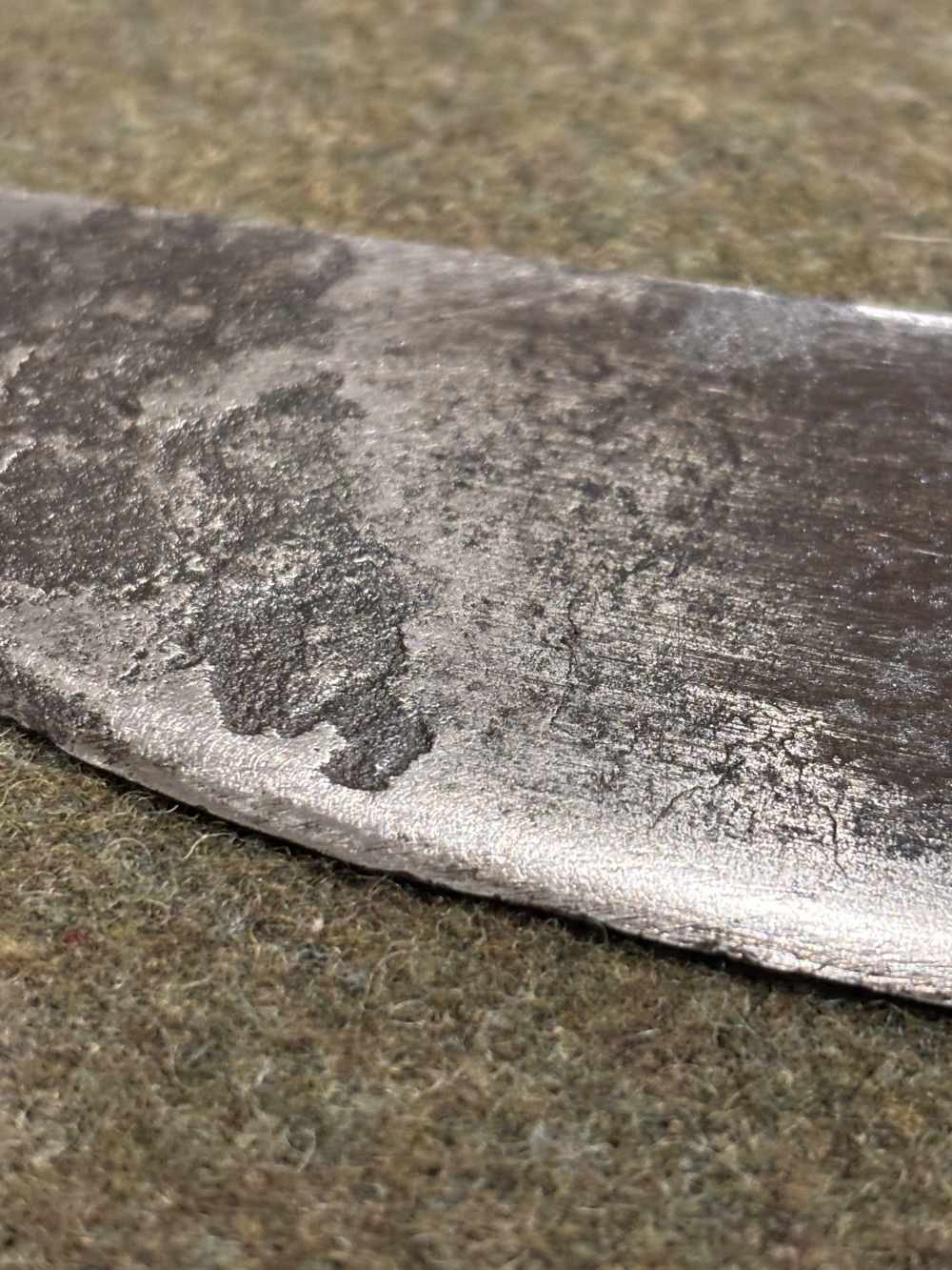 Post WWII M1942 Machete Unmarked Blade and Sheath - Fair to Good Condition-img-16