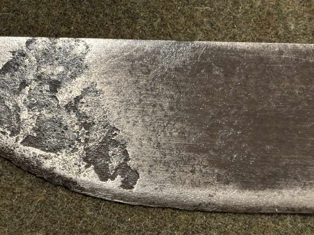 Post WWII M1942 Machete Unmarked Blade and Sheath - Fair to Good Condition-img-13
