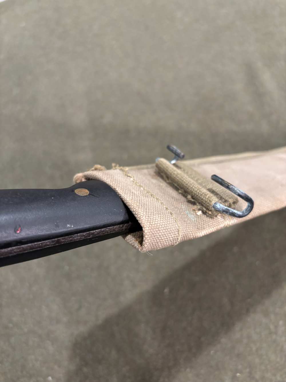 Post WWII M1942 Machete Unmarked Blade and Sheath - Fair to Good Condition-img-101