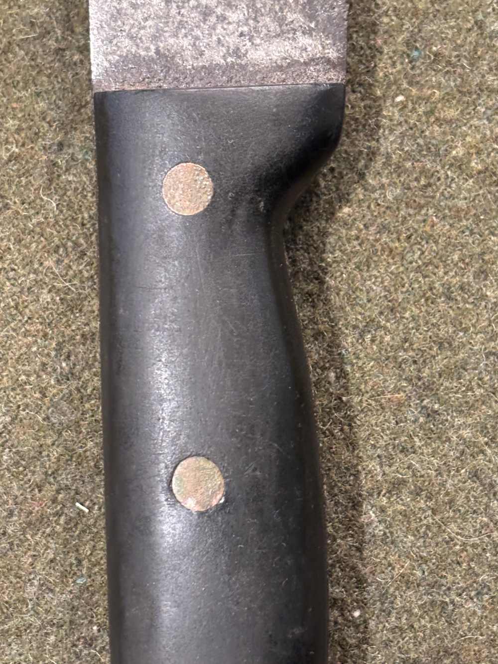 Post WWII M1942 Machete Unmarked Blade and Sheath - Fair to Good Condition-img-38
