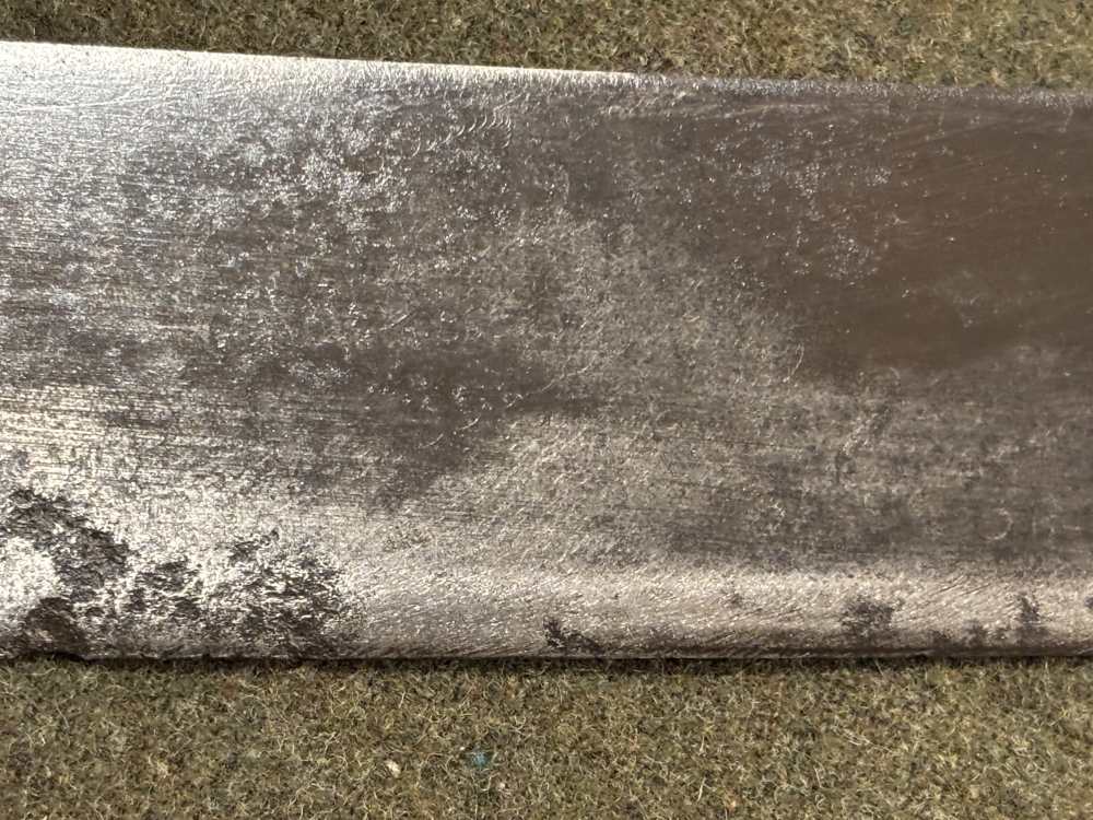 Post WWII M1942 Machete Unmarked Blade and Sheath - Fair to Good Condition-img-11