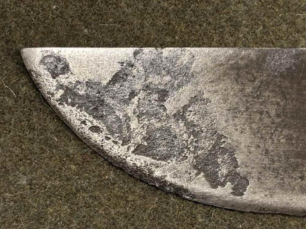 Post WWII M1942 Machete Unmarked Blade and Sheath - Fair to Good Condition-img-14