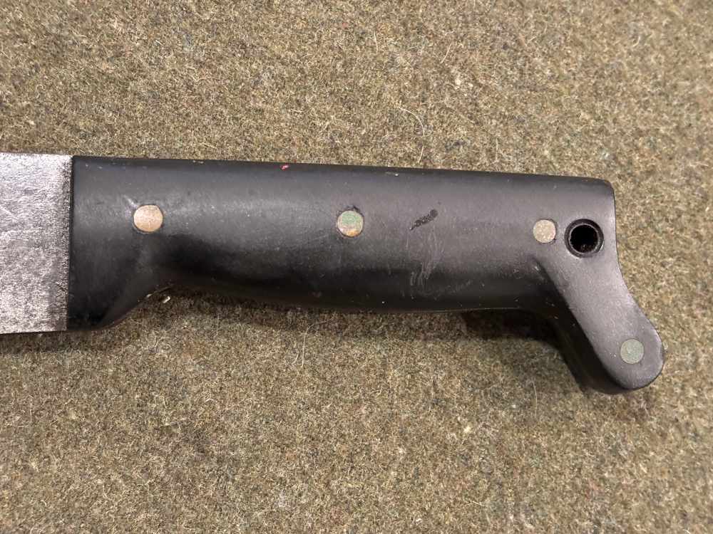 Post WWII M1942 Machete Unmarked Blade and Sheath - Fair to Good Condition-img-3
