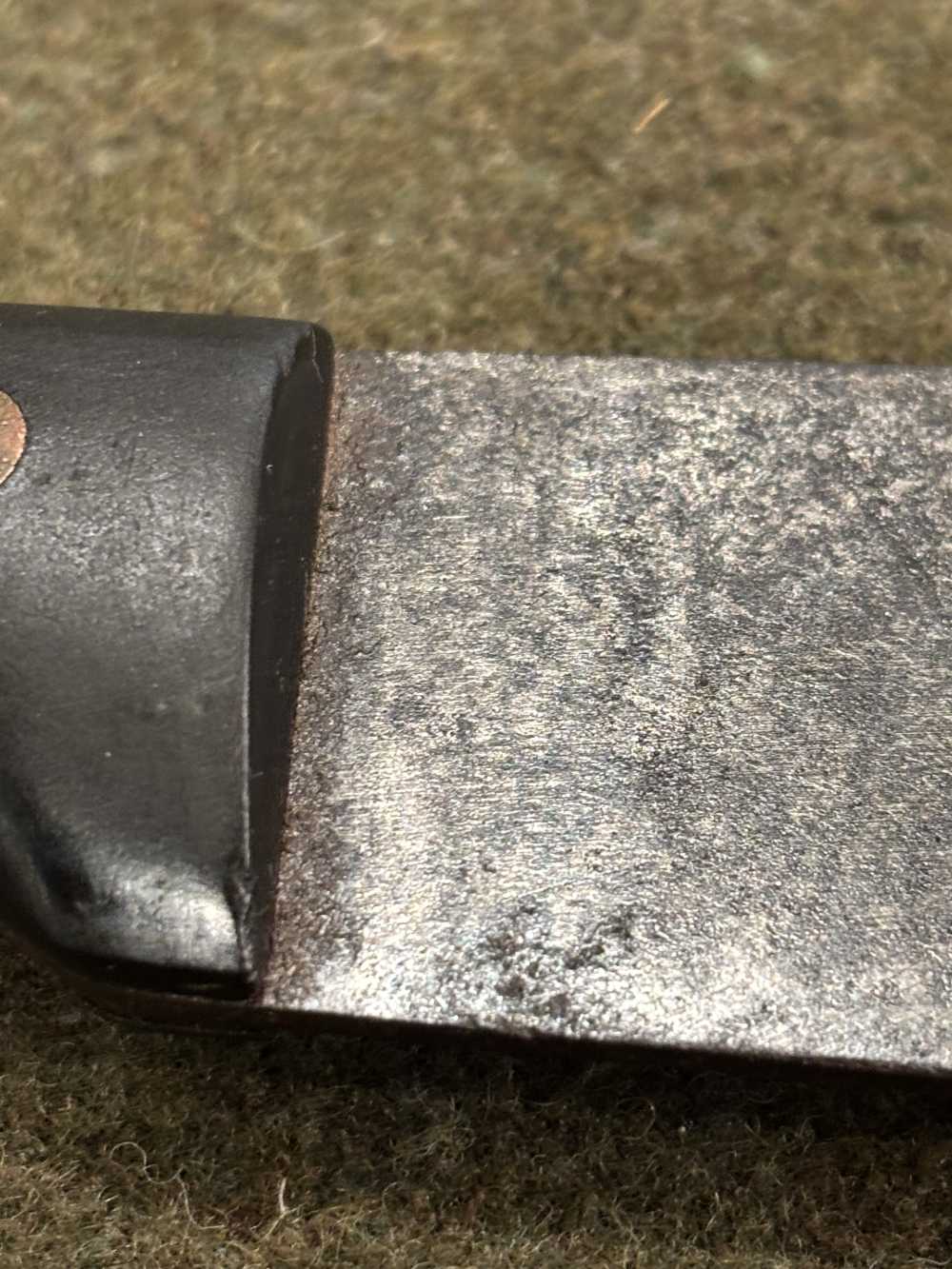 Post WWII M1942 Machete Unmarked Blade and Sheath - Fair to Good Condition-img-57