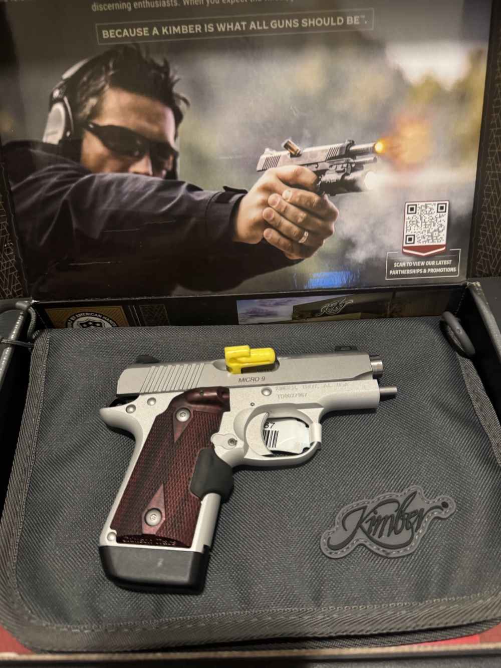 Kimber - Micro 9 Stainless 9MM - Rosewood Laser 669278374826-img-3